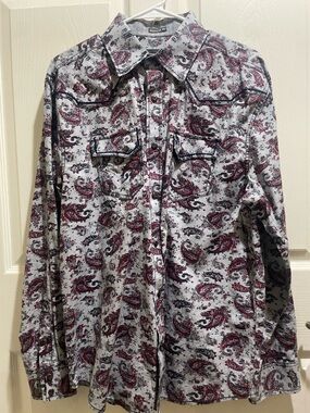 Moonshine Spirit by Brad Paisley Men's Paisley Western Shirt